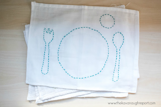 A look at our DIY Montessori placemats for babies and toddlers.