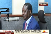 RAILA ODINGA finally reveals on whether he will vie for presidency in 2022 or not – RUTO and his corrupt people are panicking Raila%2Bon%2Bkameme - RAILA ODINGA finally reveals on whether he will vie for presidency in 2022 or not – RUTO and his corrupt people are panicking