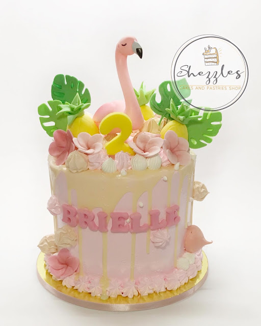 flamingo cake