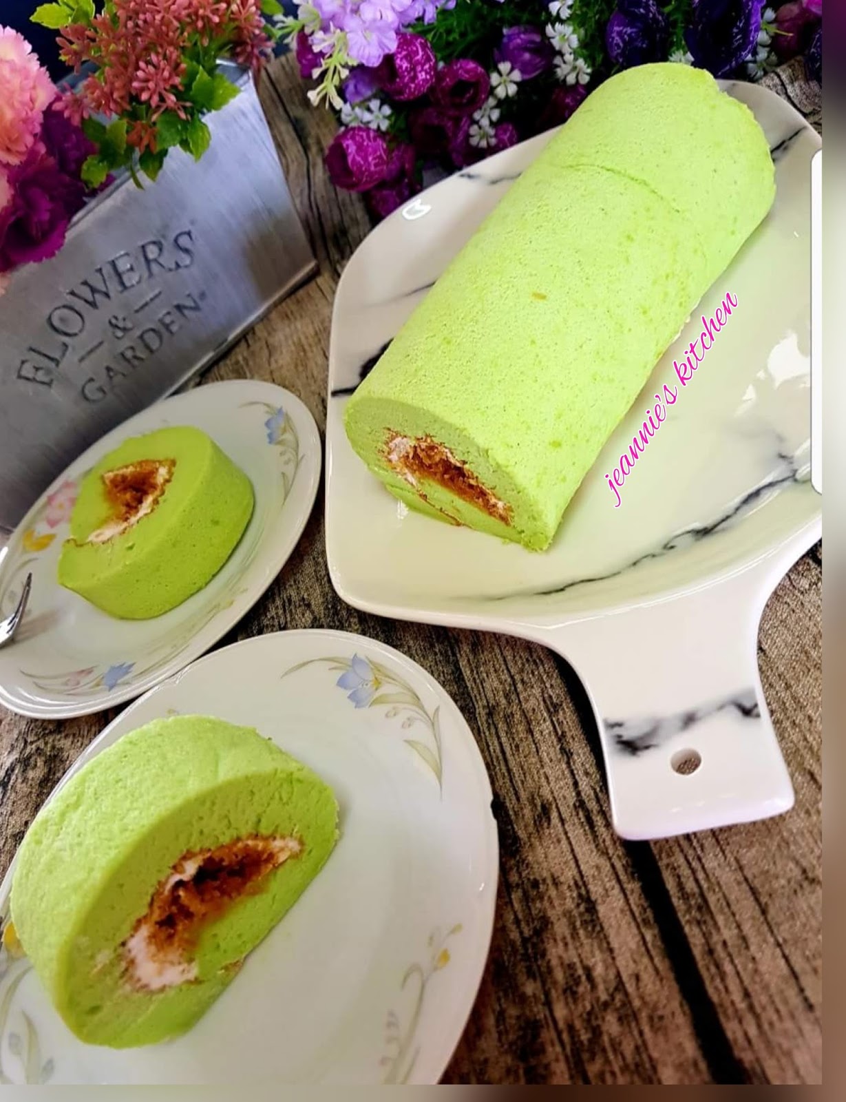 Jeannie62 Kitchen ONDEH ONDEH PANDAN SWISS ROLL