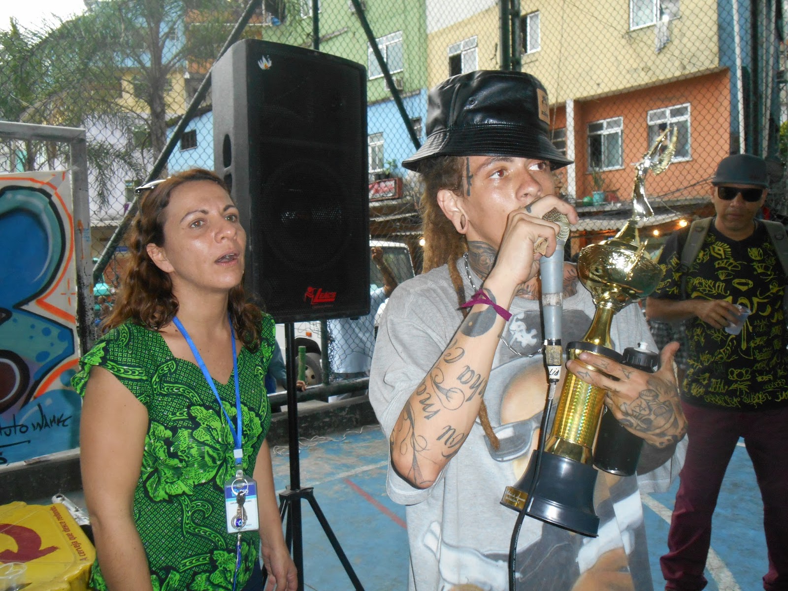 Life in Favela of Rocinha, Rio de Janeiro, Brazil: Hip Hop Community Event