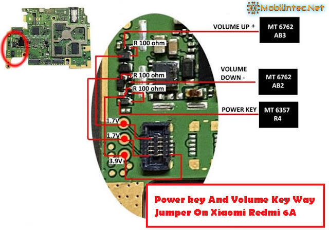 way jumper volume key and power key xiaomi redmi 6a way jumper volume key and power key xiaomi redmi 6a