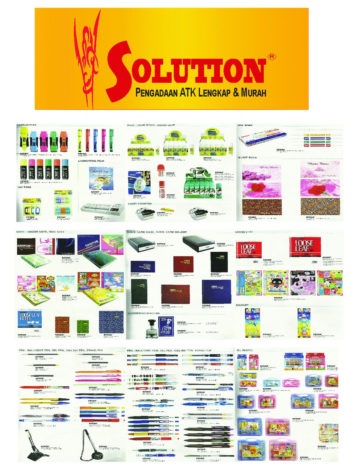 Atk Katalog solusion: Brosur ATK