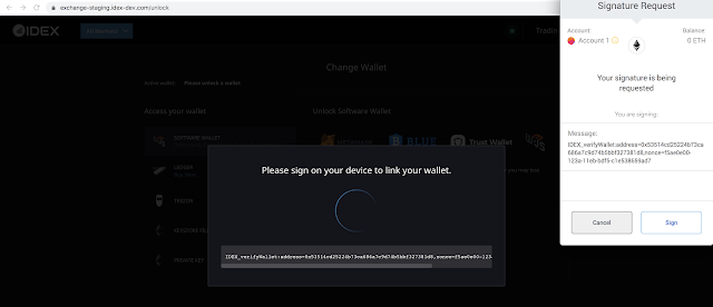 Cara Hubungkan Akun MetaMask ke IDEX