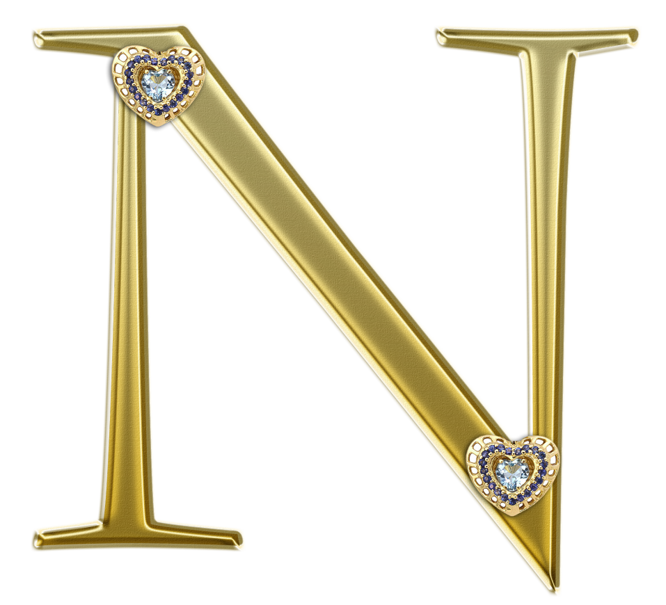 Alfabeto Letras em png douradas para scrap - ALFABETOS LINDOS