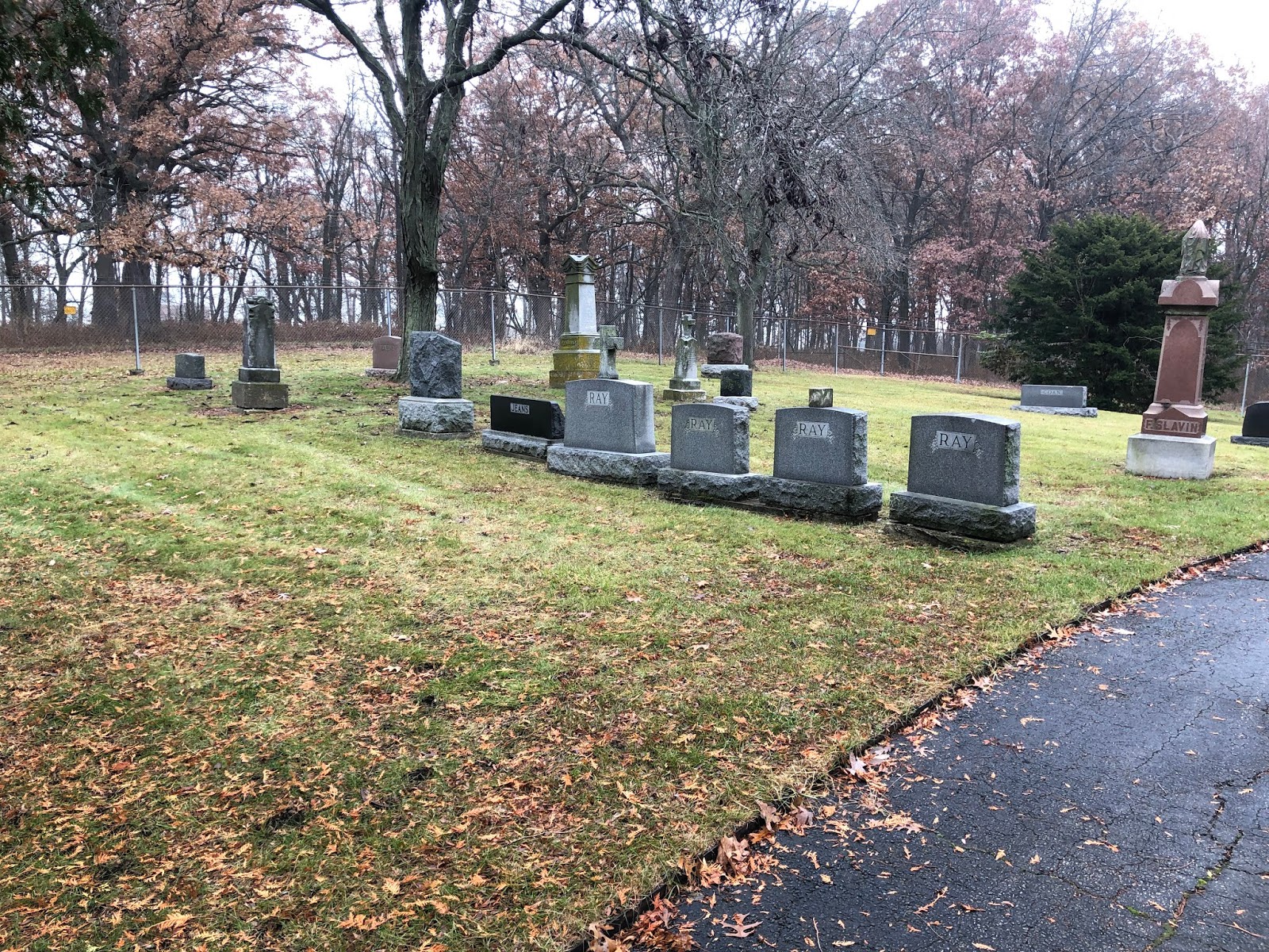 The Cemetery Next to a Particle Accelerator St. Patrick Cemetery
