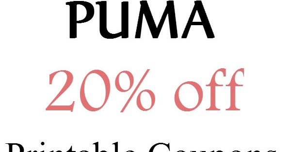 puma coupons 2016