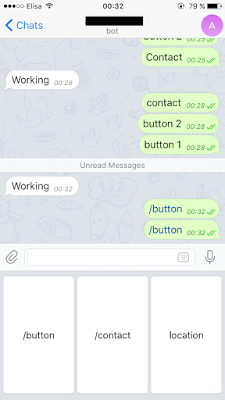 клавиатура telegram бот