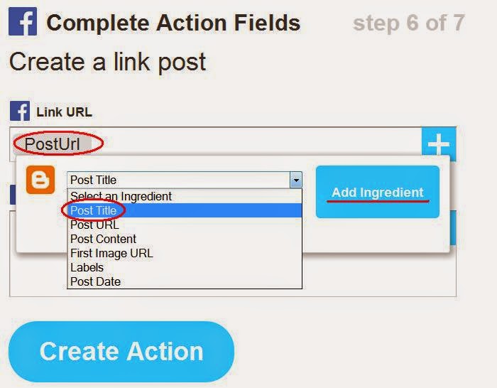 Create link. Link Post. Url label