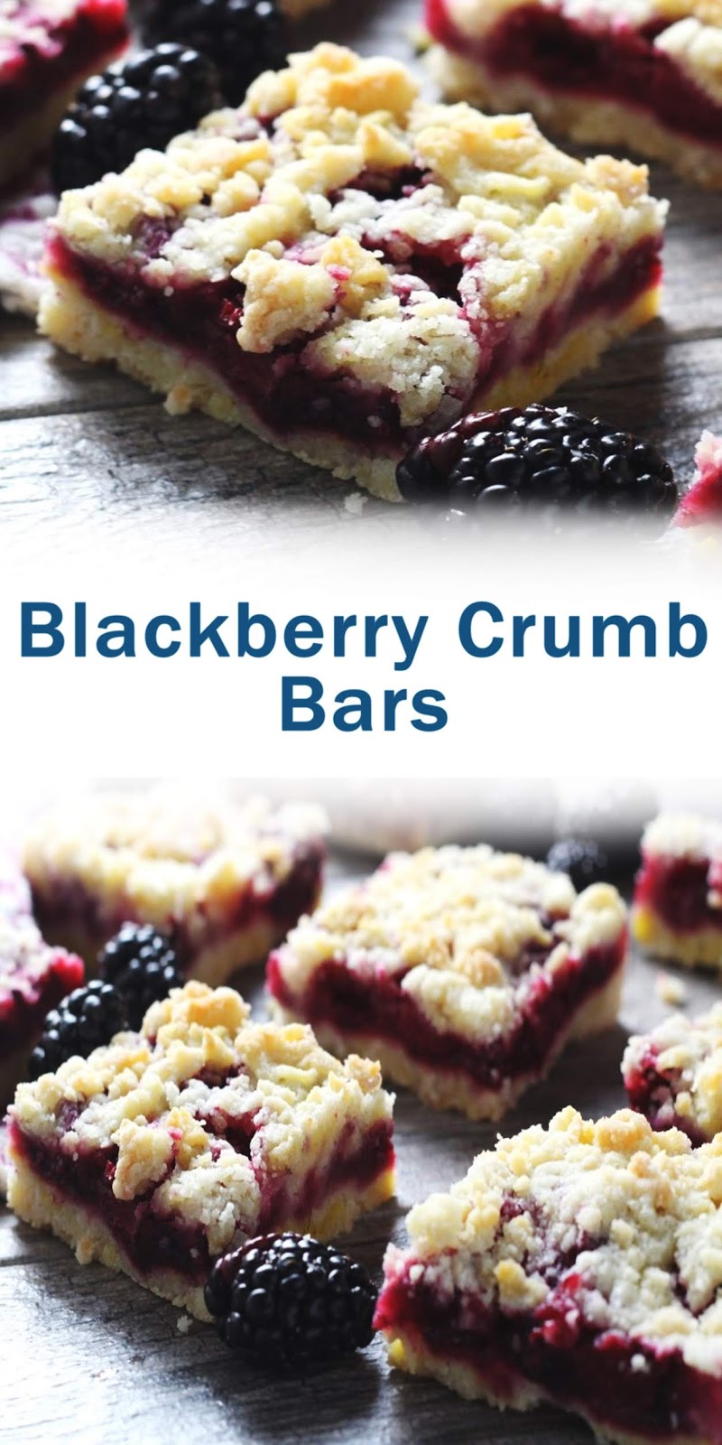 Blackberry Crumb Bars