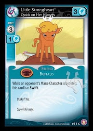 My Little Pony Little Strongheart, Quick on Her Hooves Absolute Discord CCG Card