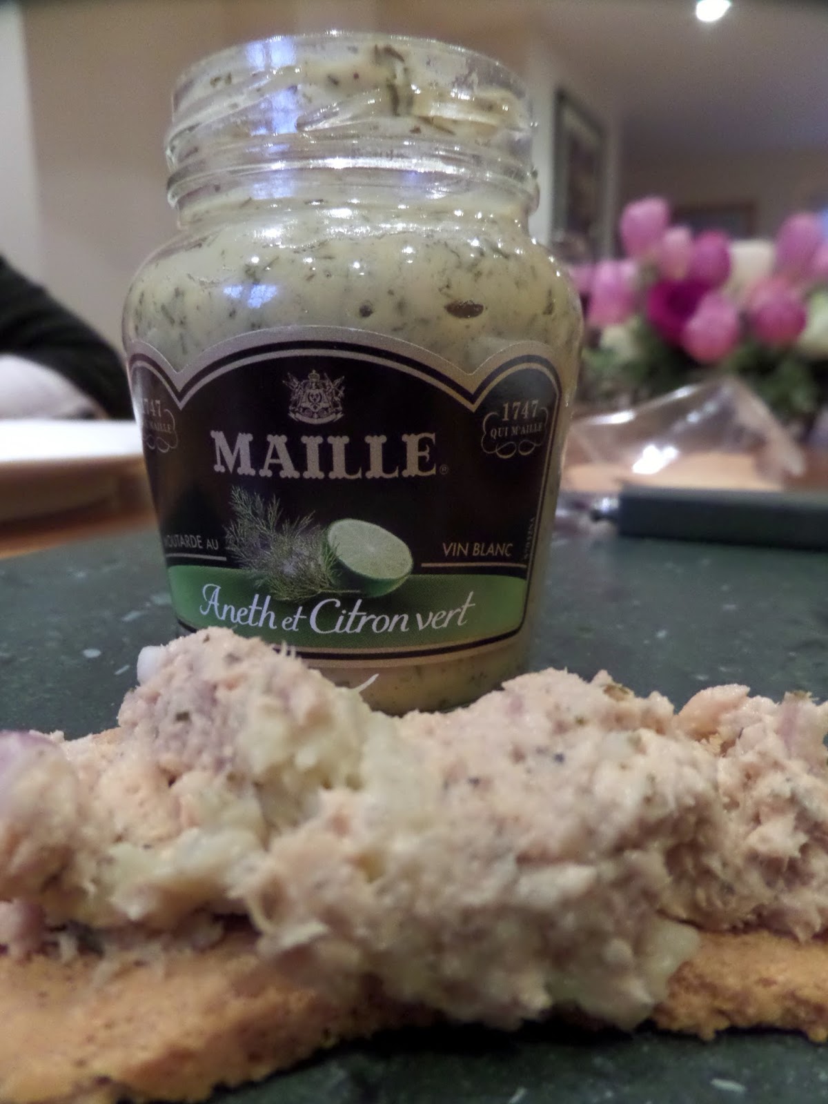 PEBBLE SOUP Salmon Verrine with Dill & Lime Mustard and Fennel Mousse