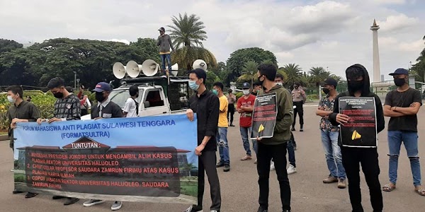 Geruduk Istana, Format Minta Kasus Plagiarisme Rektor UHO Diselesaikan