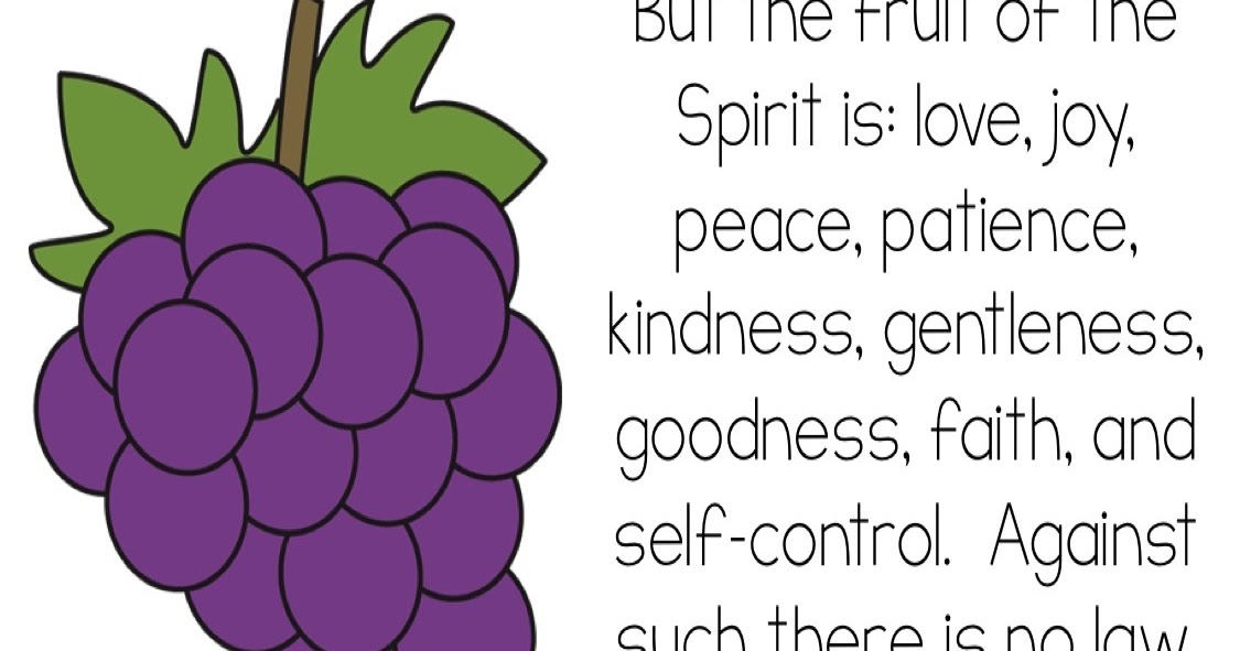 Fruits of the Spirit Firstgraderoundup