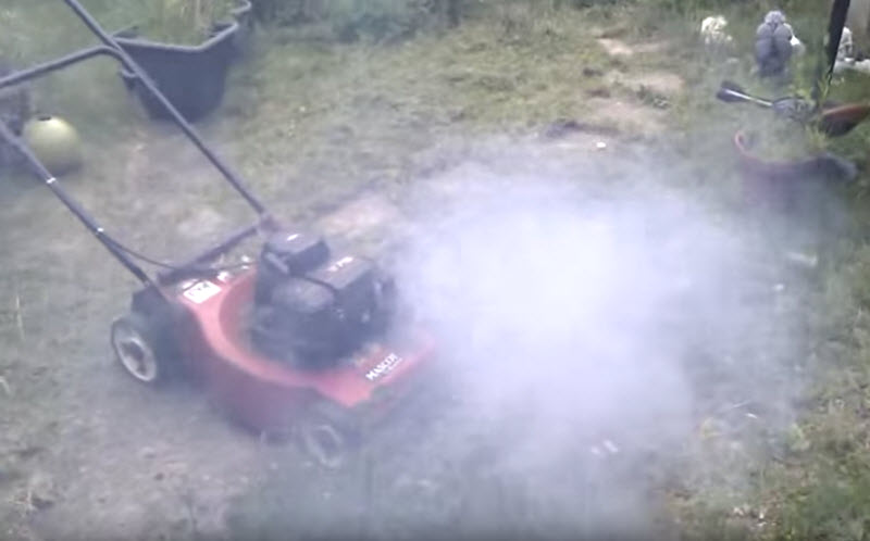 Why Does My Lawn Mower Blow Out Black Smoke Now Doesn T Start Best Manual Lawn Aerator