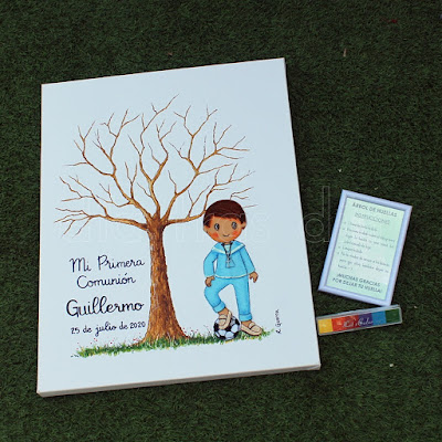 Árbol huellas Primera Comunión