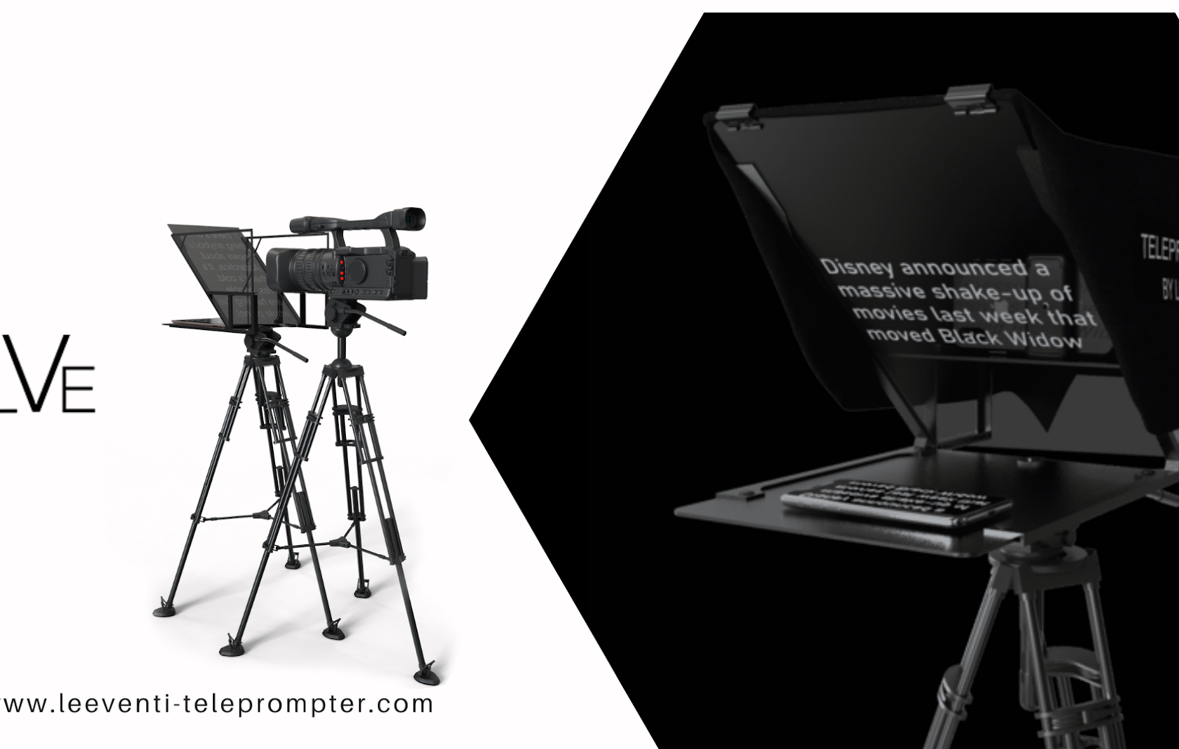 Autocue, Prompter Leeventi Teleprompter for Professional Videos