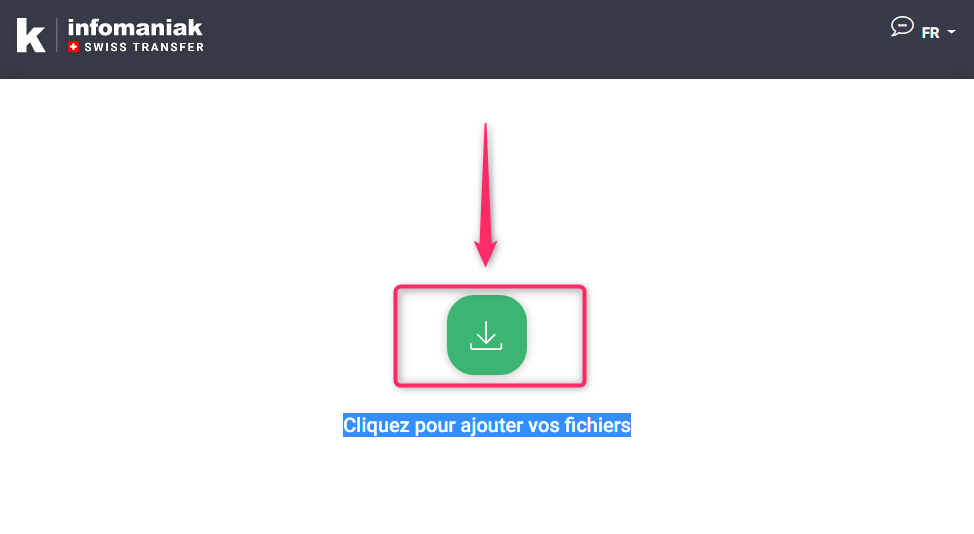 COMMENT UTILISER SWISS TRANSFER visual data 3