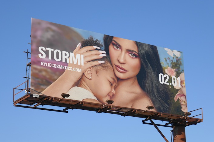Stormi Collection Kylie Cosmetics 2020 billboard Stormi Collection Kylie Cosmetics 2020 billboard