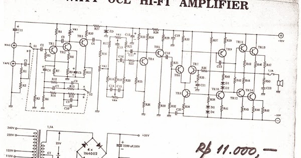 Skema Amplifier Toa Za 2120