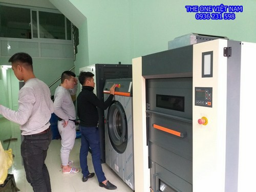 Máy giặt sấy công nghiệp cho tiệm giặt Thái Bình