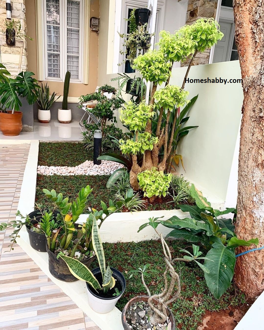 7 Desain Taman Rumah Minimalis Type 36. Hunian Kecil Bisa Terasa Sejuk