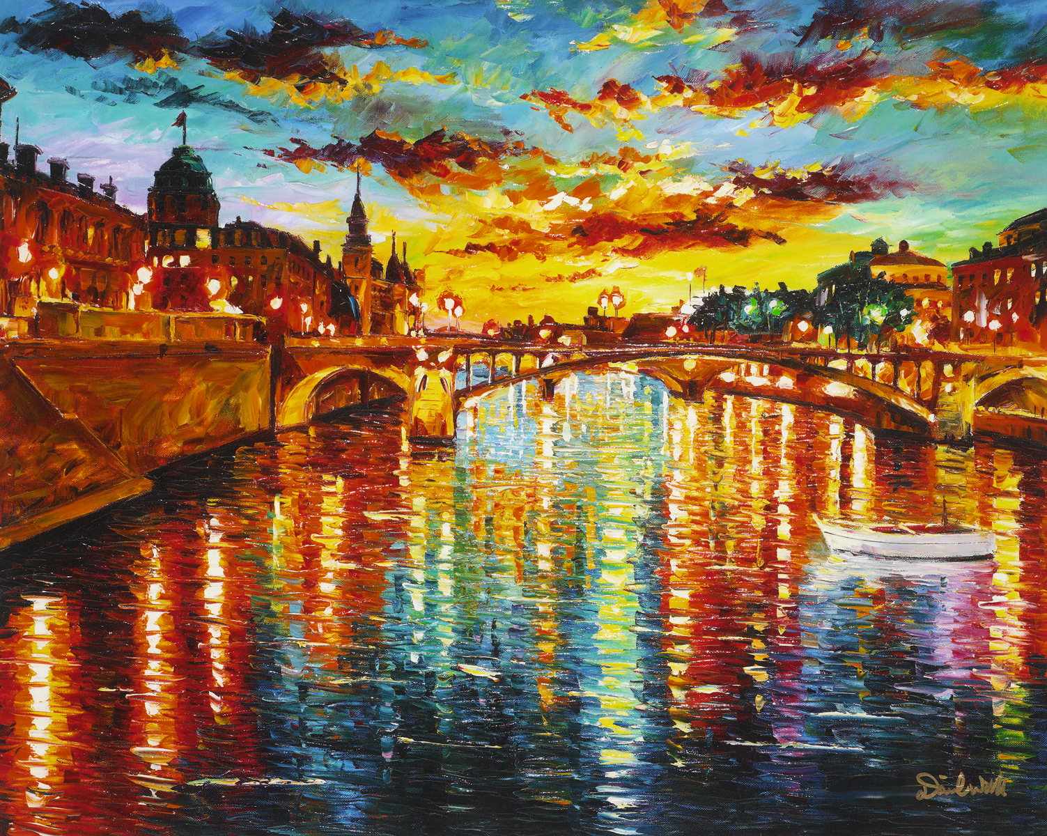 Daniel Wall, 1965 Romantic painter Tutt'Art Pittura * Scultura