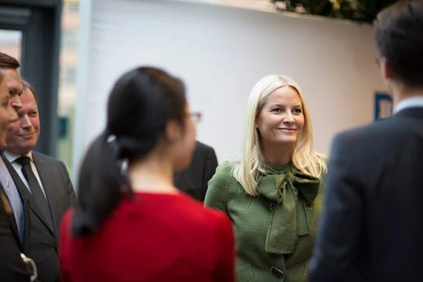 Crown Princess Mette-Marit of Norway attended the opening of BI International Case Competition which is held in Oslo.