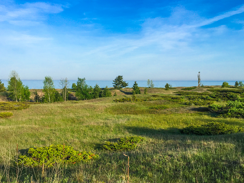 Hiking the Dunes Cordwalk at Kohler Andrae State Park