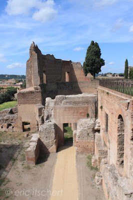 mont Palatin, Rome, Voyage à Rome, ruines de palais, 