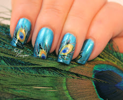 nail feather peacock designs tutorial examples nails easy pouted lacquer