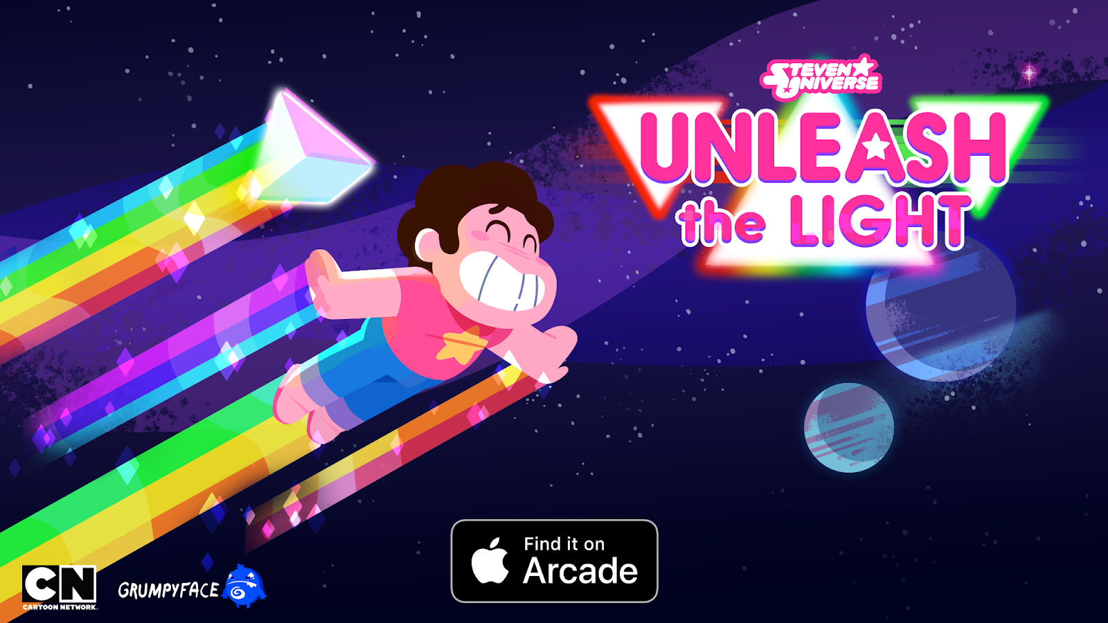 "Steven Universe: the Light" Available now on Apple Arcade!