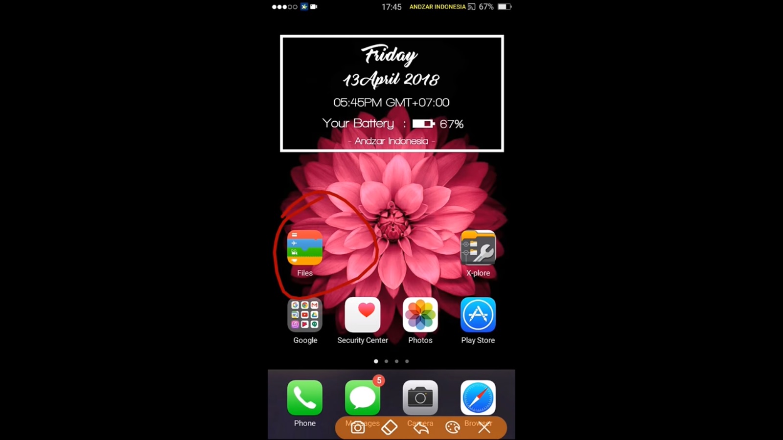 Tutorial Cara Ganti Icon Sinyal OPPO A37 Menjadi Warna