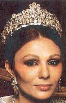 noor ol ain diamond tiara iran empress farah diba pahlavi harry winston