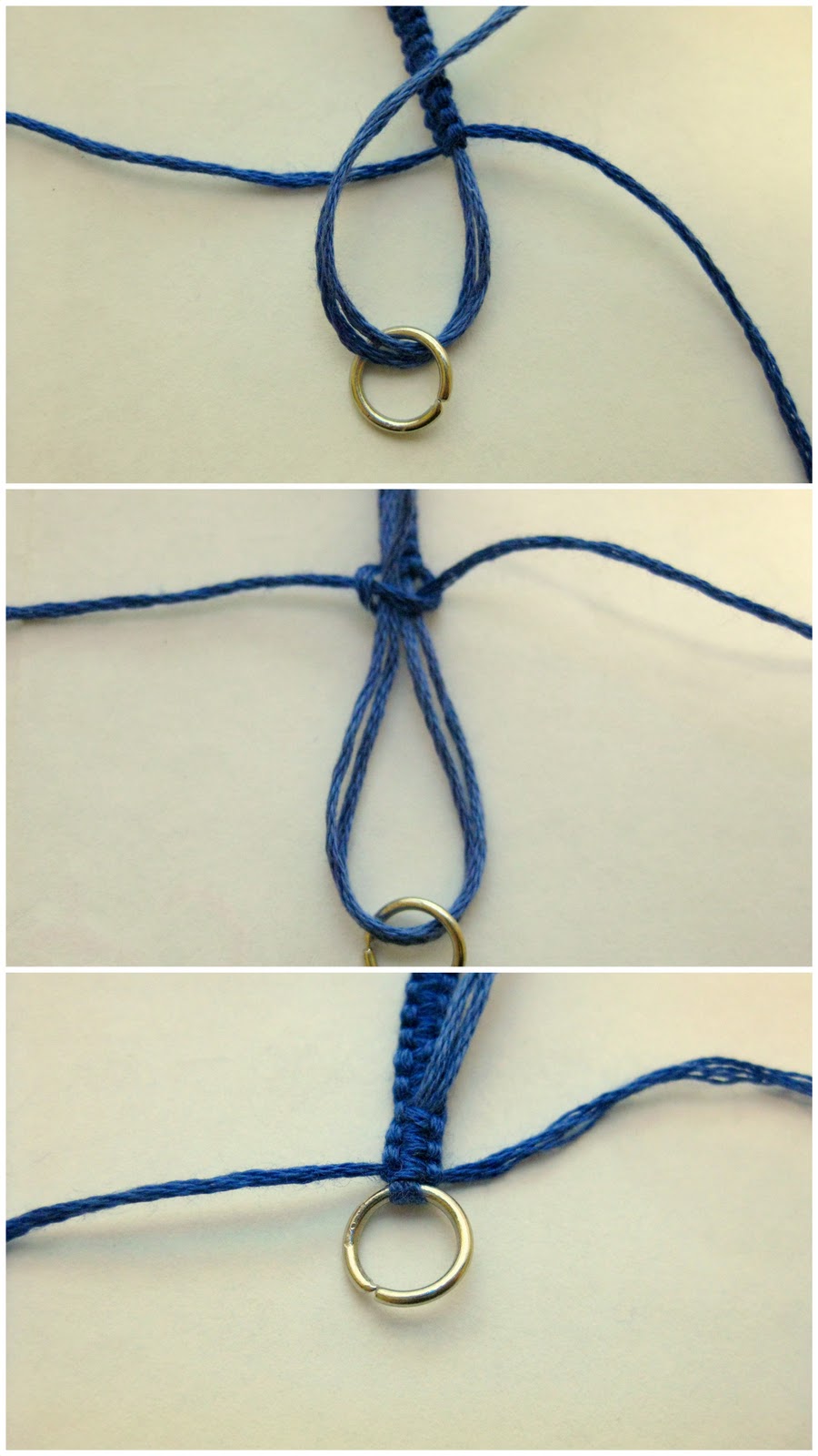 because she started knitting DIY Friendship Bracelet