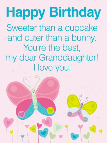 Birthday Wishes for Granddaughter