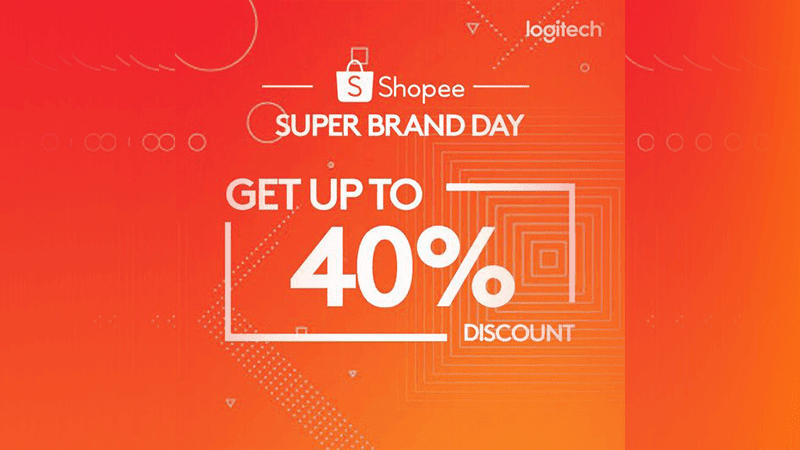 Logitech offers up to 40 percent discount during Shopee Super Brand Day Sale