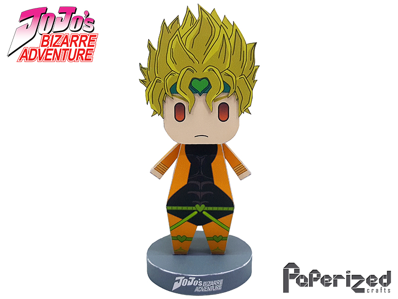 JoJo's Bizarre Adventure Dio Brando Papercraft Paperized Crafts
