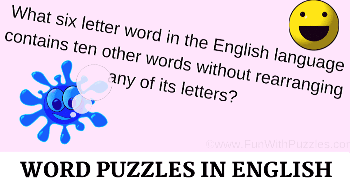 English Word Riddles and Brain Teasers Test Your Skills