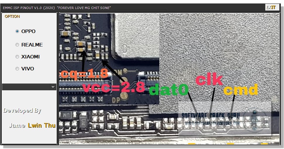 EMMC ISP PINOUT V1.0 Tool Free Download [2020 Edition]