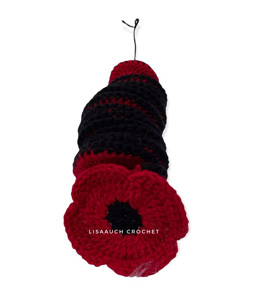 Spiral Windspinner Crochet Pattern (Poppy )