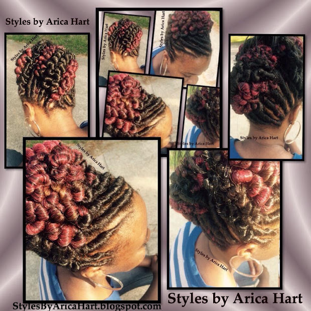updo stuffed twist hair styles
