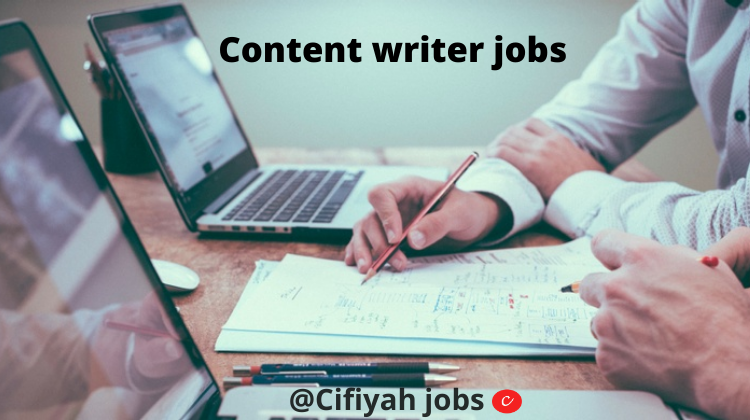 Content writer jobs