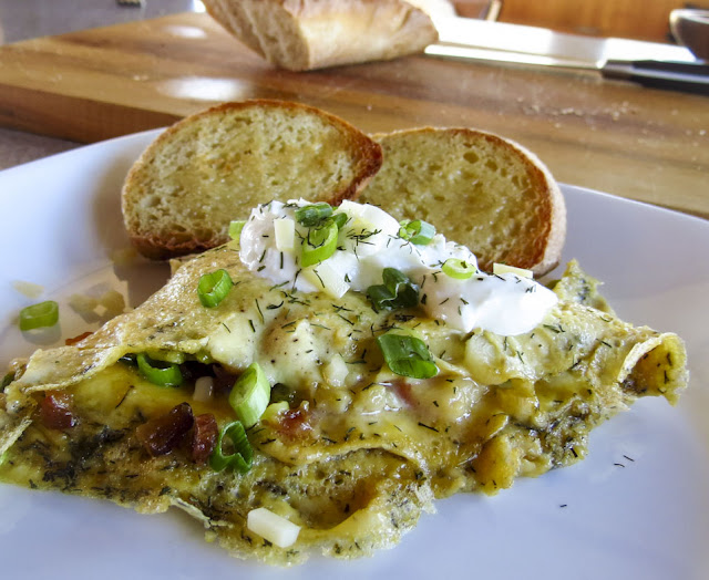 OnTheMoveIn the Galley Lox Omelet Loaded with Flavor