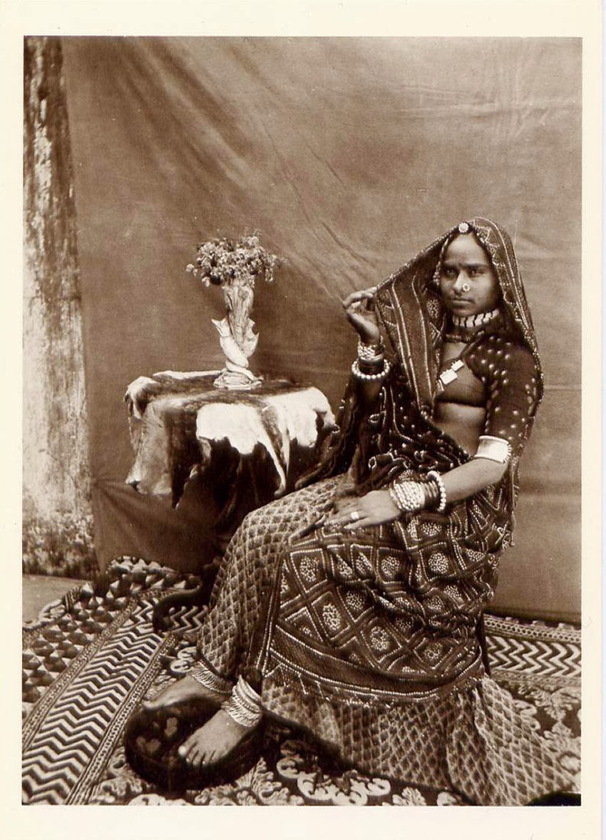 Landowner's Wife - India c1890's - Old Indian Photos