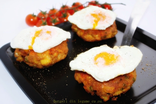 Burgeri din legume cum  ou