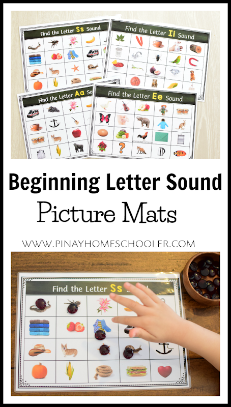 Beginning Letter Sound Picture Mats