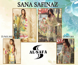 Al Safa Sana Safianz Pakistani Suits Collection In Wholesale Rate 