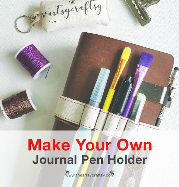 DIY Pen Holder - A Sprinkle of Joy  Planner pens, Diy journal, Planner pens  holder