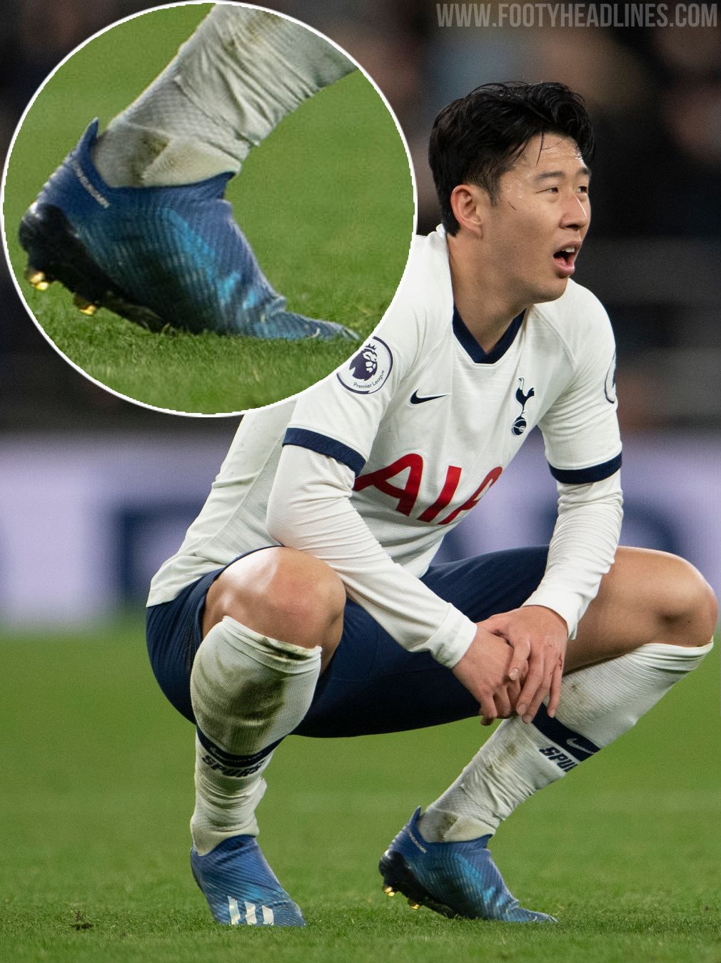 Heung Min Son Wore Modified Adidas X Ghosted+ For Most Of The 20202021